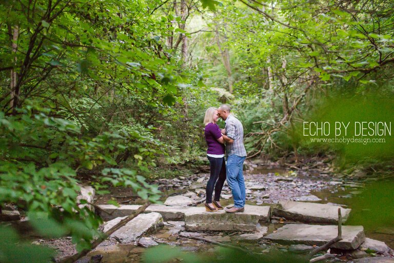 Creek bed Engagement Session