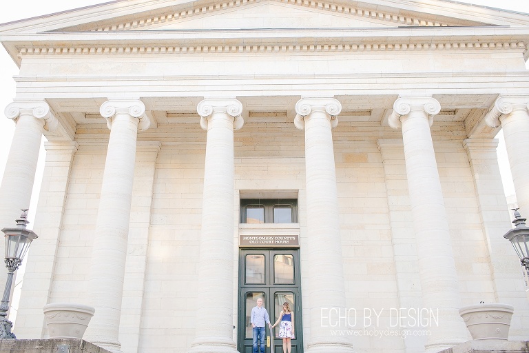 Engagement Session at the Dayton Courthouse