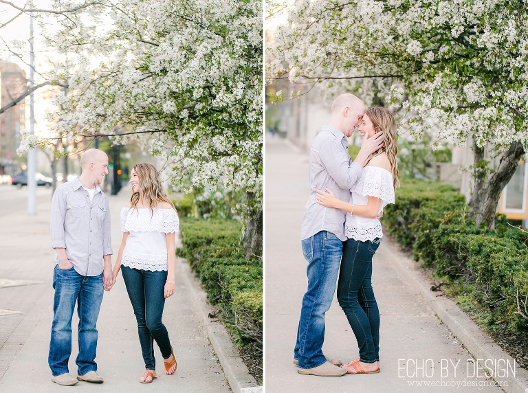 Engagement Session in Downtown Dayton