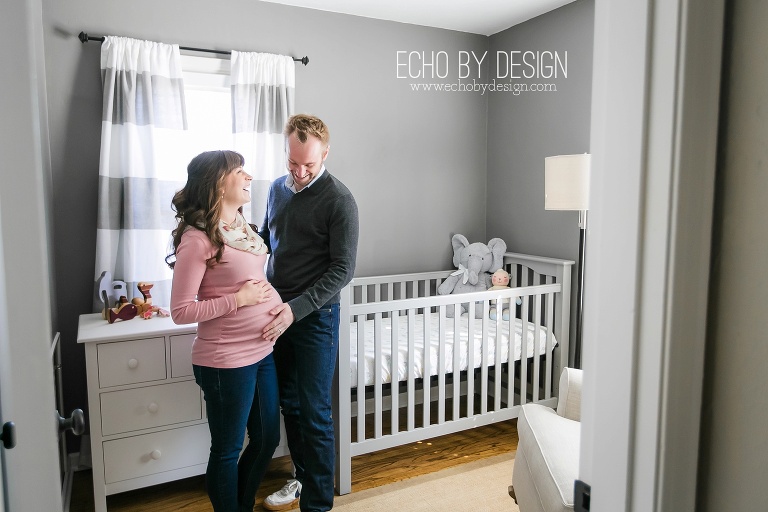 Nursery Photos during Maternity Session