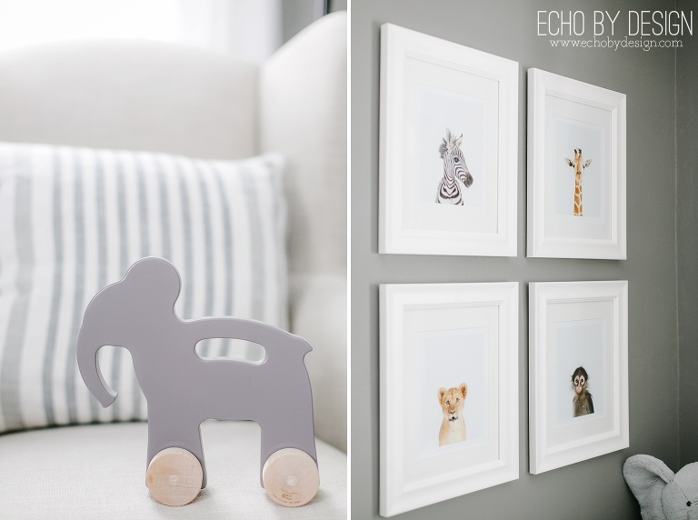 Zebra Giraffe Lion Monkey Zoo Animal Nursery Decor