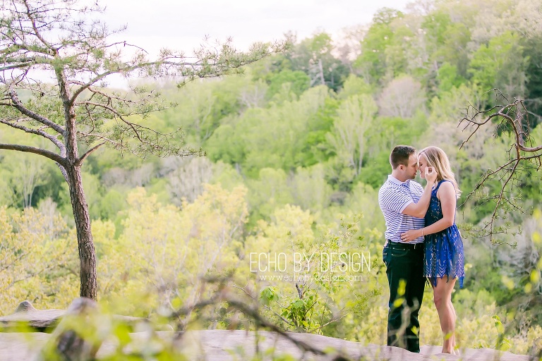 Hocking Hills Conkles Hollow Engagement Photo