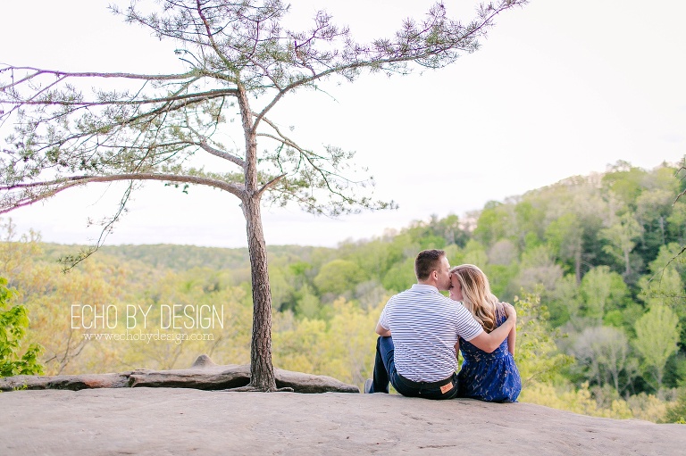 Hocking Hills Conkles Hollow Engagement Photo