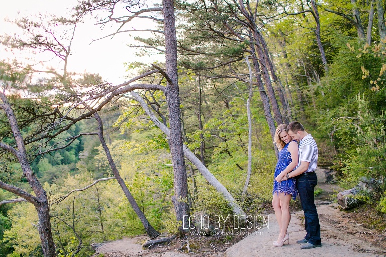 Hocking Hills Conkles Hollow Engagement Photo