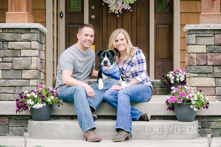 Wayne National Forest Engagement Photo with Dog
