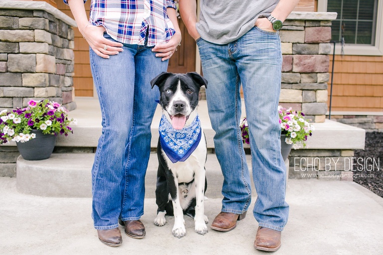 Wayne National Forest Engagement Photo with Dog