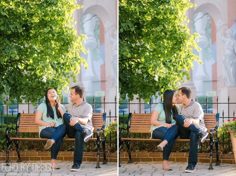 Engagement Photos at the Greene