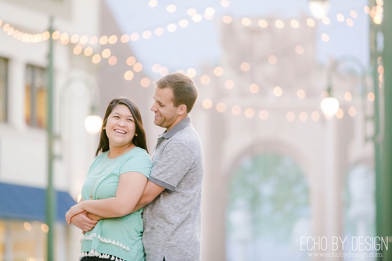 The Greene Shopping Center Engagement Photo