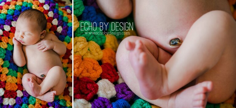 Rainbow Baby Photo with Echo by Design